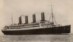 RMS Aquitania, c1930. tekijältä Unbekannt
