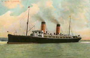 RMS Lucania, c1905 tekijältä Unbekannt