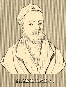 Rabelais, c1483-1553, 1830. tekijältä Unbekannt
