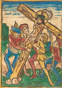 Ristin nostaminen, c. 1490. tekijältä Unbekannt