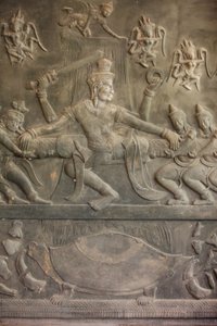 Ramayana-veistos, Siem Reap, Kambodža tekijältä Unbekannt