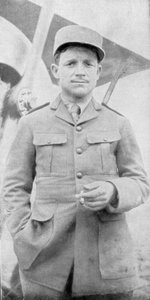 Raoul Lufbery, ranskalais-amerikkalainen hävittäjälentäjä ja lentävä ässä ensimmäisessä maailmansodassa, 1914-1918 tekijältä Unbekannt