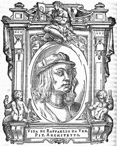 Rafael. Lähettäjä: Giorgio Vasari, Erinomaisimpien italialaisten maalareiden, kuvanveistäjien ja arkkitehtien elämä, 1568 tekijältä Unbekannt