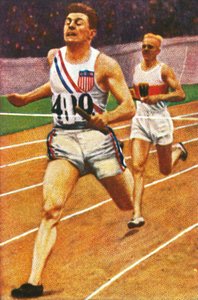 Ray Barbuti ja Hermann Engelhard, 4 x 400 m viesti, 1928. tekijältä Unbekannt