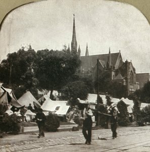Pakolaisleiri Jefferson Squarella, 1906. tekijältä Unbekannt