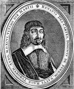 Rene Descartes, ranskalainen filosofi ja matemaatikko, 1672 tekijältä Unbekannt