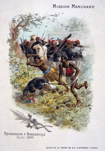 Sorto Brazzavillessä elokuussa 1896 tekijältä Unbekannt