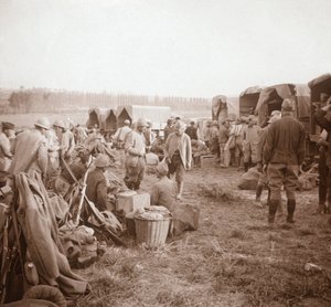 Rest-stop, Genicourt, Pohjois-Ranska, c1914-c1918 tekijältä Unbekannt