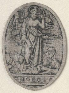 Kristuksen ylösnousemus, 1400-luku. tekijältä Unbekannt