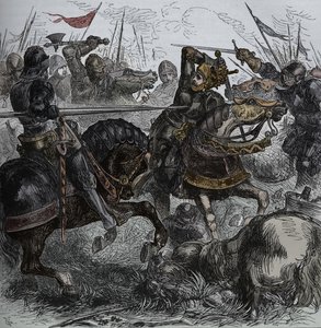 Richard III Bosworthissa, 22. elokuuta 1485, c1880 tekijältä Unbekannt