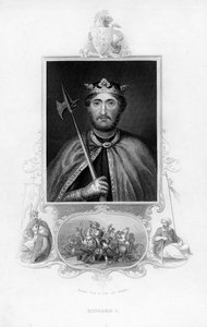 Richard I, Englannin kuningas, vuodelta 1850 tekijältä Unbekannt