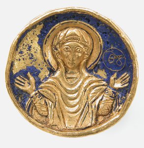 Sormus emalikehyksellä, bysanttilainen, 1800- tai 1900-luvun 1100-1200-luvun tyyli. tekijältä Unbekannt