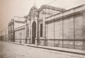 Rion poliisi: Sisäänkäynti vankeusrangaistustaloon, 1914 tekijältä Unbekannt