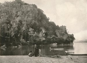 River Scene - The Second Defile, lähellä Bhamoa, 1900. tekijältä Unbekannt