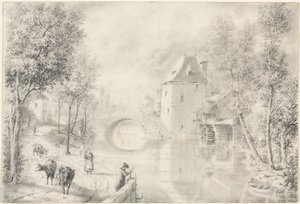Tie Vanhan sillan varrella, 1800-luku. tekijältä Unbekannt