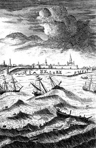 Robinson Crusoe haaksirikkoutui Yarmouthissa vuonna 1719 tekijältä Unbekannt
