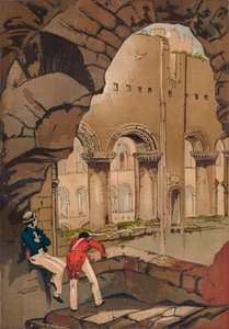 Rochesterin linna. - Sisustus, c1845, 1864 tekijältä Unbekannt