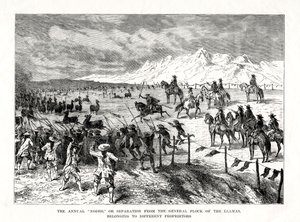 Rodeo, Etelä-Amerikka, 1877 tekijältä Unbekannt