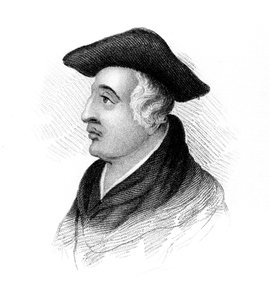 Roger Bacon, 1200-luvun englantilainen fransiskaanilippu ja filosofi, 1850 tekijältä Unbekannt