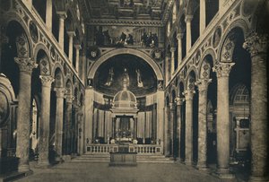 Roma - Pyhän Agnesin basilika muurien ulkopuolella Nomentana-kadulla, 1910 tekijältä Unbekannt
