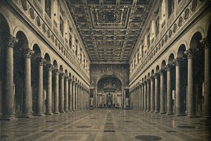 Roma - Pyhän Paavalin basilika muurien ulkopuolella, 1910 tekijältä Unbekannt