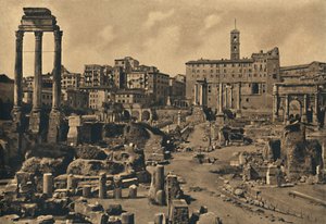 Roma - Forum Romanum ja Capitoline-kukkula, 1910 tekijältä Unbekannt