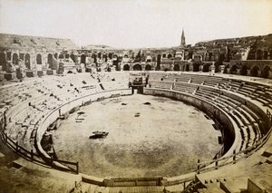 Roomalainen amfiteatteri, Nimes, Ranska, 1800-luvun loppu tai 1900-luvun alku tekijältä Unbekannt
