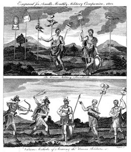 Roomalaiset sotilaat, 1801 tekijältä Unbekannt