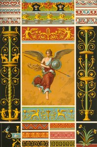 Roomalainen seinämaalaus ja moniväriset bareljeefit, 1898. tekijältä Unbekannt