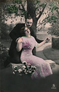 Romanttinen postikortti, v1910 tekijältä Unbekannt
