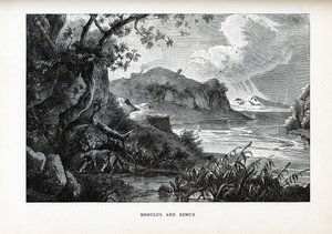 Romulus ja Remus, 1882 tekijältä Unbekannt