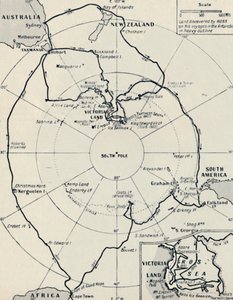 Rossin Etelämannermatka Erebuksessa ja terrori, 12. marraskuuta 1840, 1937 tekijältä Unbekannt