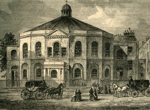 Rowland Hills Chapel vuonna 1814, c1878. tekijältä Unbekannt