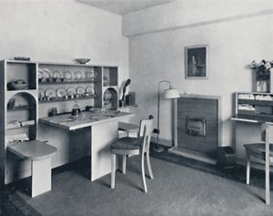 Rowley Gallery of Decorative Art Ltd - Yhdistetty ruokailu-olohuone avoinna, 1939 tekijältä Unbekannt