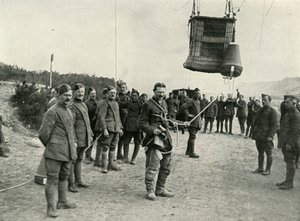 Royal Field Artillery -leijailmapallot olivat aseiden silmät Ranskassa, 1919. tekijältä Unbekannt