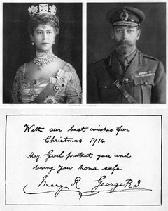 Kuninkaallinen joulukortti brittijoukoille, 1914 tekijältä Unbekannt