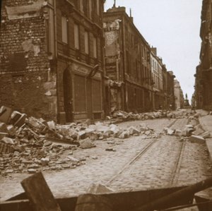 Rue Ceres, Reims, Pohjois-Ranska, c1914-c1918. tekijältä Unbekannt