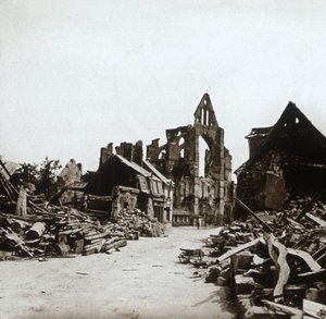 Rauniot, Craonne, Pohjois-Ranska, c1914-c1918 tekijältä Unbekannt