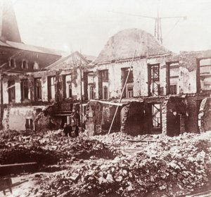 Rauniot, Louvain, Belgia, c1914-c1918 tekijältä Unbekannt