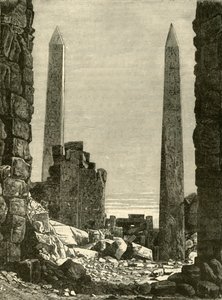 Rauniot Karnakissa, 1890. tekijältä Unbekannt