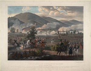 Venäjän henkivartiosykmentti Kulmin taistelussa 29. elokuuta 1813, noin 1813 tekijältä Unbekannt