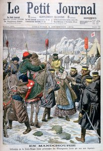 Manchujen vangiksi joutunut venäläinen sairaanhoitaja luovutettiin japanilaisille, Mantsuria, 1904 tekijältä Unbekannt