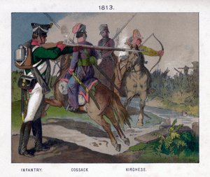 Venäjän sotilaat 1813 1800-luvulla tekijältä Unbekannt