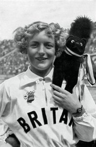 Ruthley Moris-Hancock, brittiläinen uimari, Berliinin olympialaiset, 1936 tekijältä Unbekannt