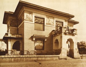 Ryabushinsky House, Malaya Nikitskaya Street, Moskova, Venäjä, 1902 tekijältä Unbekannt