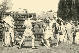 Scaevolan uhri, 1890. tekijältä Unbekannt