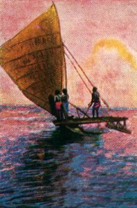 Purjevene, Fidži, 1928. tekijältä Unbekannt