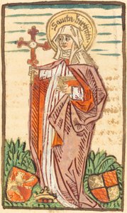Saint Bridget, n. 14801490. tekijältä Unbekannt