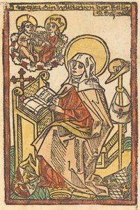 Saint Bridget, n. 14801500. tekijältä Unbekannt