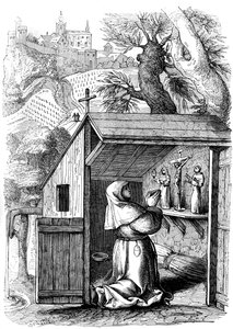 Saint Colette 1381-1447, 1500-luku 1849 tekijältä Unbekannt